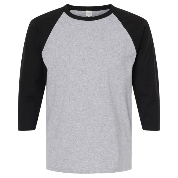 Raglan Three-Quarter Sleeve Baseball T-Shirt Thumbnail