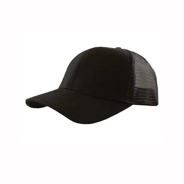 Two-Tone Cotton Jersey with Mesh Trucker Cap Thumbnail