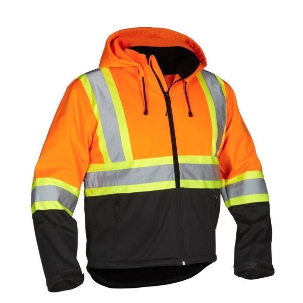 COG - Hi Vis Softshell Orange Safety Jacket  Thumbnail