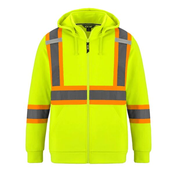 Infinity - Hi-Vis Full Zip Hooded Sweatshirt w/ Detachable Hood Thumbnail